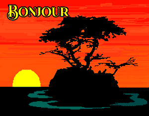 Bonjour lever de soleil